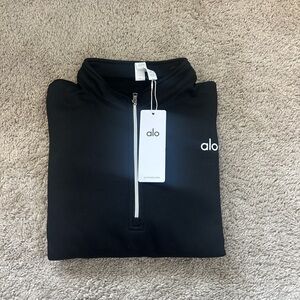 ALO Yoga Men’s Black Quarter-Zip Sweater